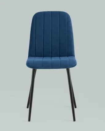 Стул Еасй велюр Синий / Easy_3